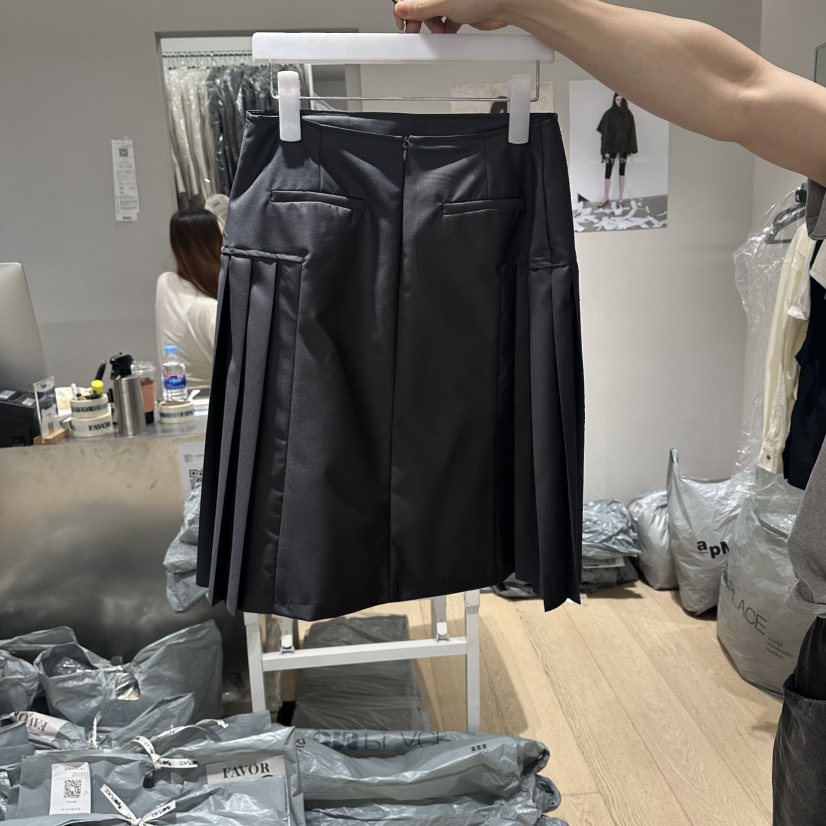 FAVOR-P韓國代購女士新品時尚人氣26春夏職業半身裙中短裙FAVOR-P半身裙/中短裙