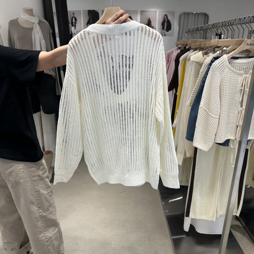 ACKER東大門實拍女士新款時尚人氣職業真品熱賣針織衫網狀ACKER針織衫