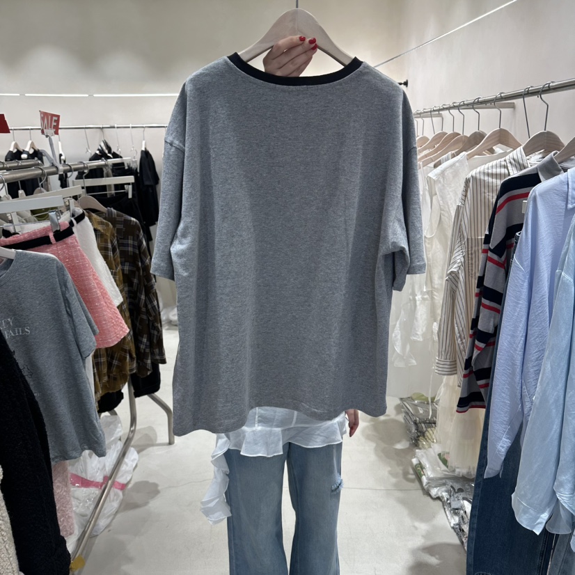 Color B東大門代購女士新品休閑職業真品時尚推薦26春夏T恤Color BT恤