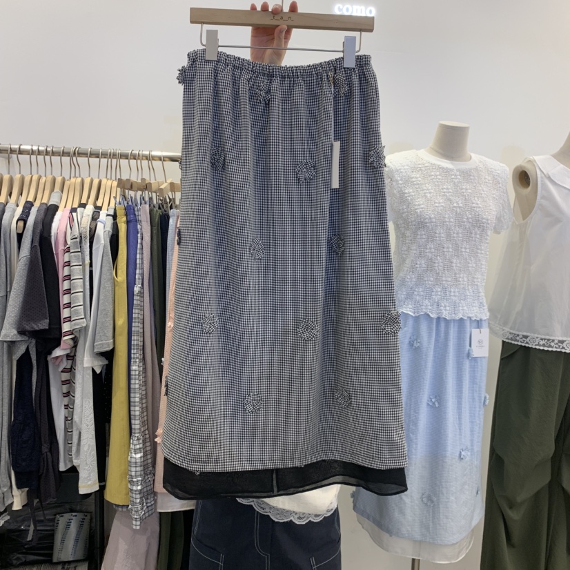 TAN&amp;COMO韓國東大門代購女士新款推薦26夏季半身裙中短裙tan-COMO半身裙/中短裙圖色3