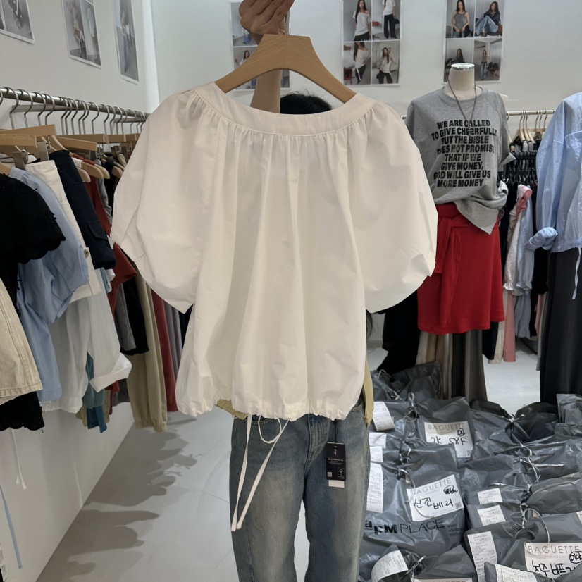 BAGUETTE-P韓國東大門代購女裝新品熱賣人氣26夏季襯衫蕾絲衫BAGUETTE-P襯衫/蕾絲衫