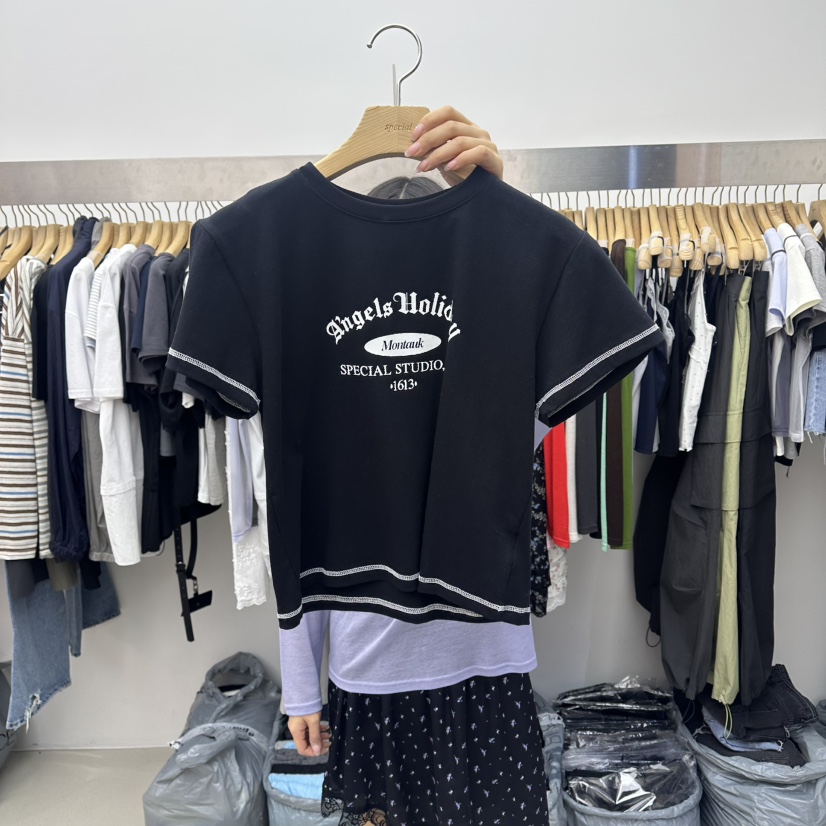 SPECIAL韓國代購女士新款時尚人氣熱賣推薦職業休閑26春夏T恤SPECIALT恤圖色4