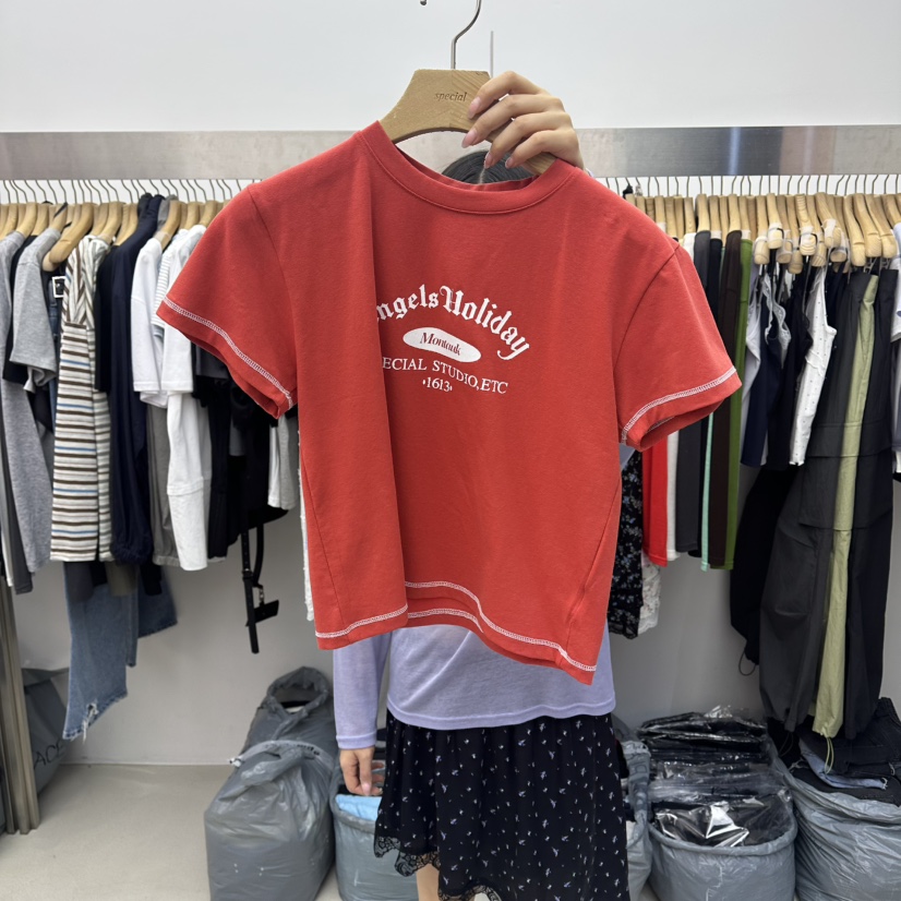 SPECIAL韓國代購女士新款時尚人氣熱賣推薦職業休閑26春夏T恤SPECIALT恤圖色5