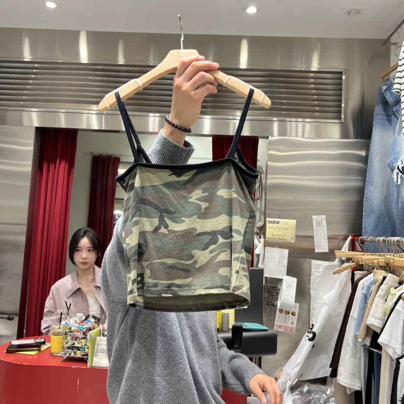 SOLAR韓國直郵女裝新款職業熱賣推薦休閑人氣26春夏吊帶背心鴨SOLAR吊帶/背心