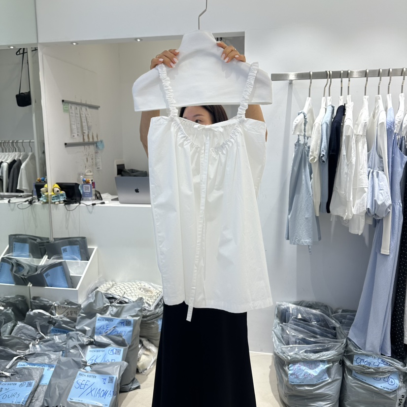 RICH SISTER韓國東大門直郵女士新款人氣職業時尚吊帶背心RICH SISTER吊帶/背心