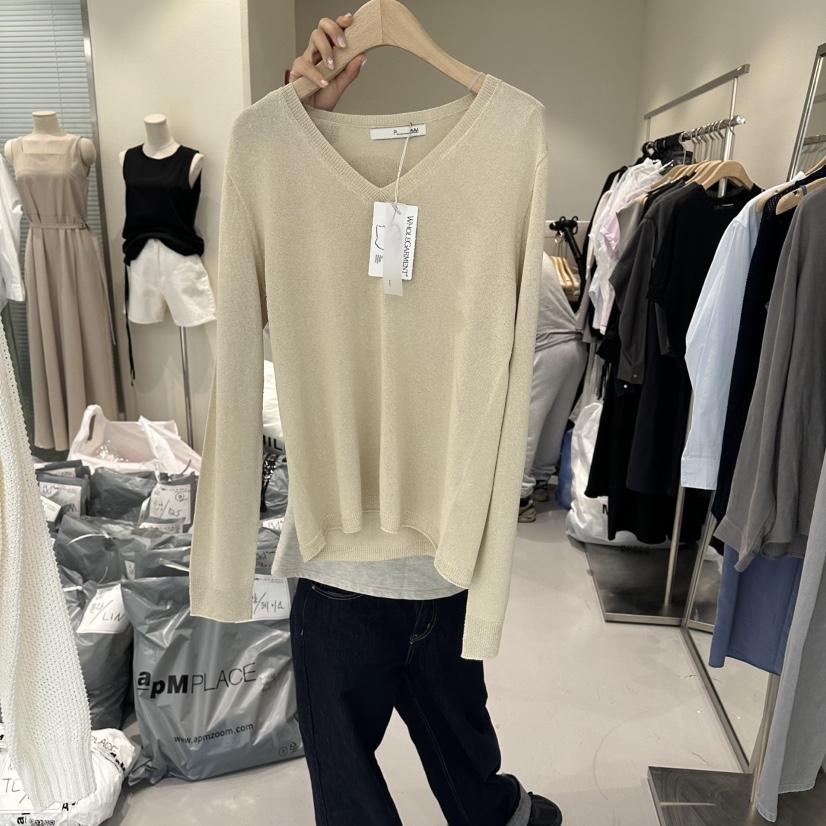 PLAMM東大門直郵女裝新品熱賣職業推薦26春夏真品人氣針織衫PLAMM針織衫圖色2