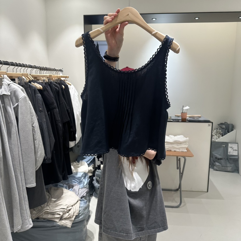 BEENS韓國東大門代購女士新品熱賣推薦人氣職業26夏季吊帶背心BEENS吊帶/背心