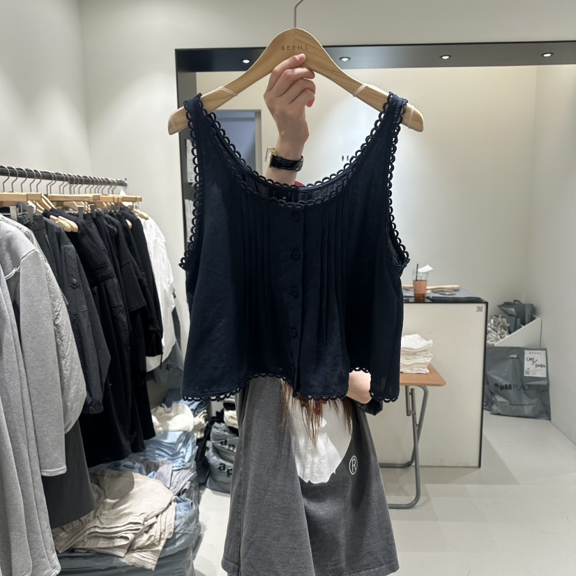 BEENS韓國東大門代購女士新品熱賣推薦人氣職業26夏季吊帶背心BEENS吊帶/背心圖色2