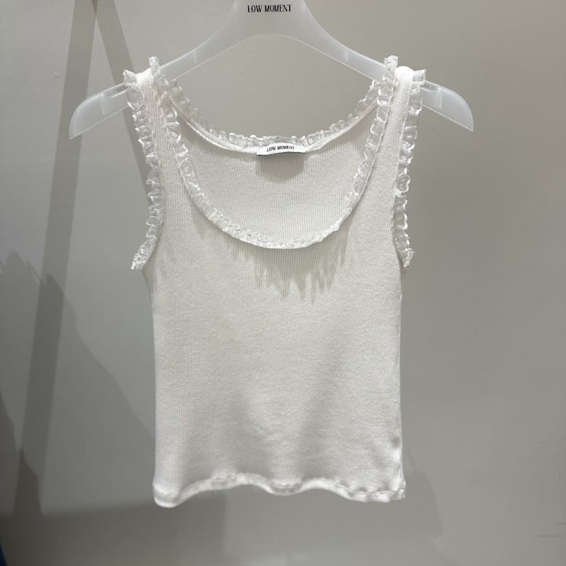 LOW MOMENT東大門實拍韓國女士新款休閑人氣26夏季吊帶背心LOW MOMENT吊帶/背心圖色1