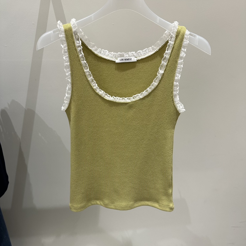 LOW MOMENT東大門實拍韓國女士新款休閑人氣26夏季吊帶背心LOW MOMENT吊帶/背心圖色2