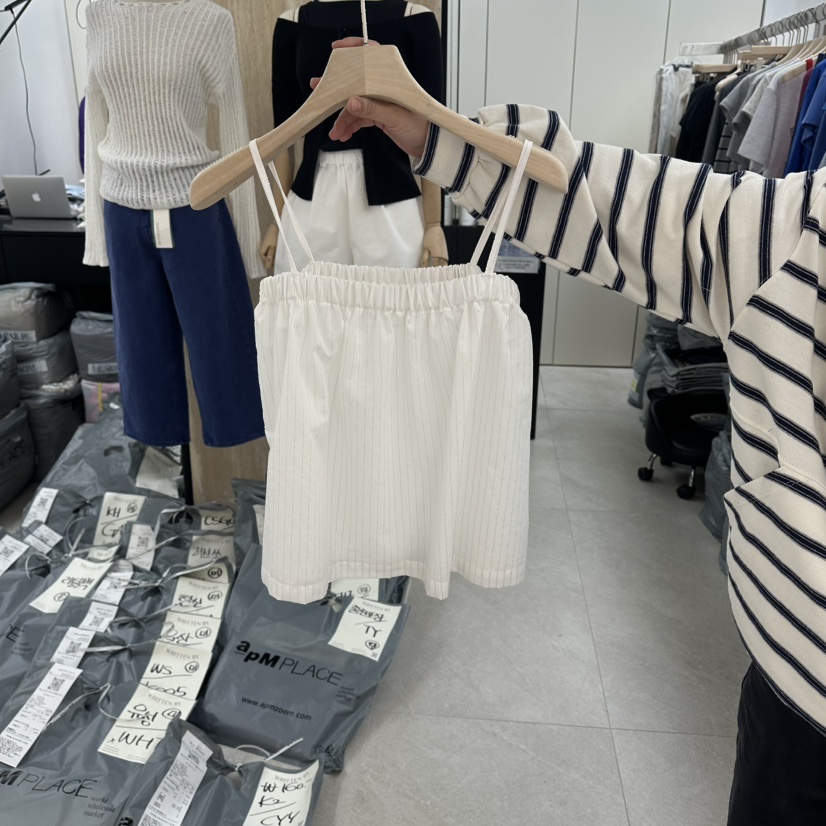 WRITTEN BY東大門實拍韓國女裝新品26春夏26夏季吊帶背心WRITTEN BY吊帶/背心