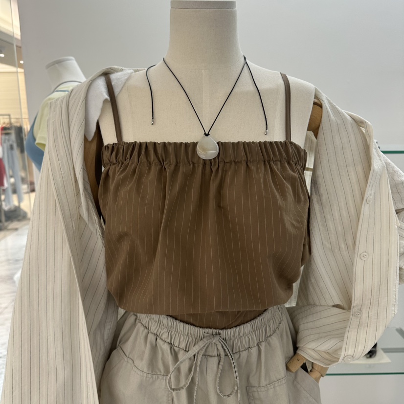 WRITTEN BY東大門實拍韓國女裝新品26春夏26夏季吊帶背心WRITTEN BY吊帶/背心圖色2