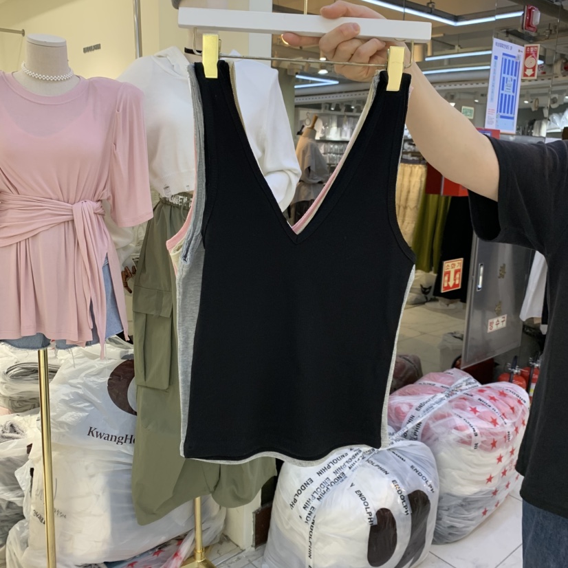 ENDOLPHIN韓國直郵女裝新品時尚熱賣人氣休閑26春夏吊帶背心ENDOLPHIN吊帶/背心