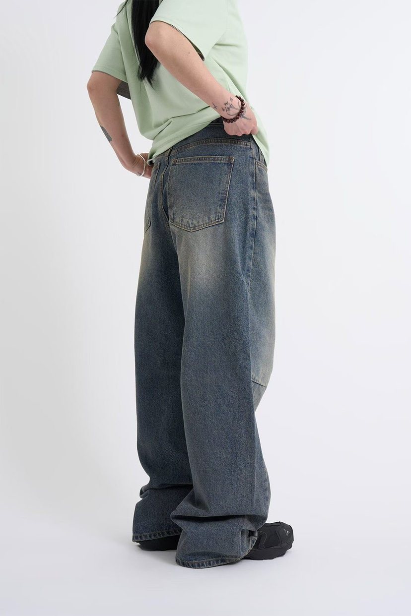 DOT韓國直郵女裝新品職業人氣休閑熱賣26春夏推薦時尚牛仔褲DOT牛仔褲