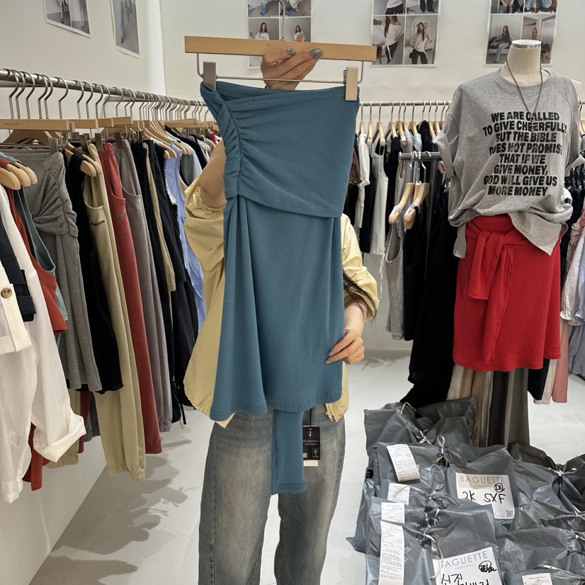 BAGUETTE-P韓國代購女士新款人氣休閑職業26春夏半身裙中短裙BAGUETTE-P半身裙/中短裙