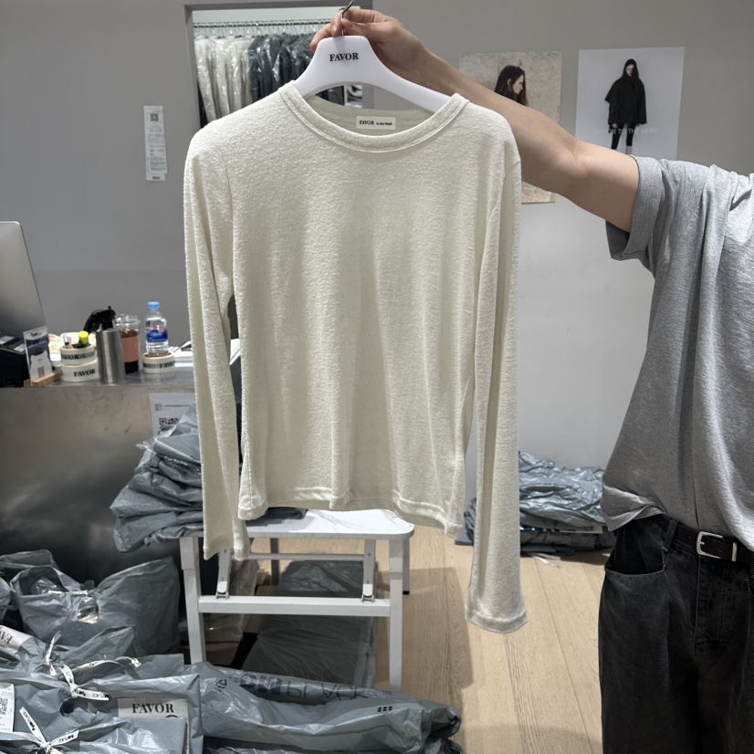 FAVOR-P東大門實拍女裝新款熱賣人氣真品職業休閑長袖T恤FAVOR-P長袖T恤圖色2