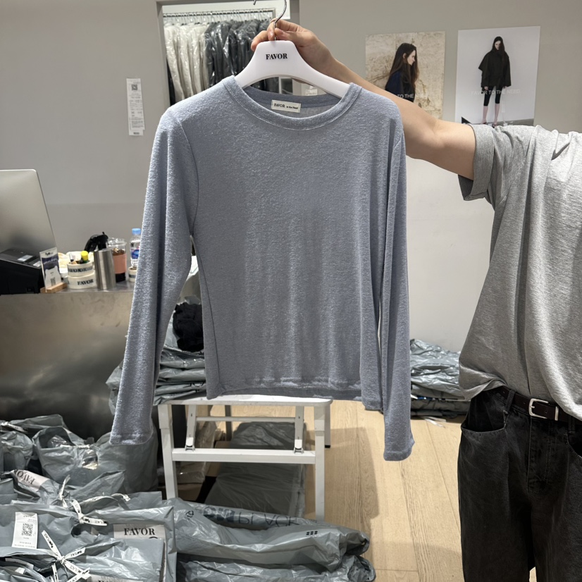 FAVOR-P東大門實拍女裝新款熱賣人氣真品職業休閑長袖T恤FAVOR-P長袖T恤圖色3
