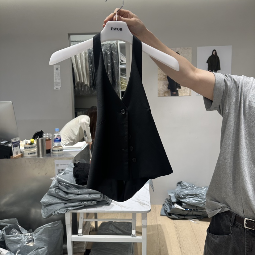 FAVOR-P韓國直郵女士新品熱賣休閑職業人氣26夏季吊帶背心FAVOR-P吊帶/背心圖色3黑色