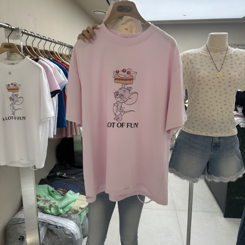 FORMING-P東大門實拍韓國女士新款人氣休閑26春夏推薦T恤FORMING-PT恤圖色2