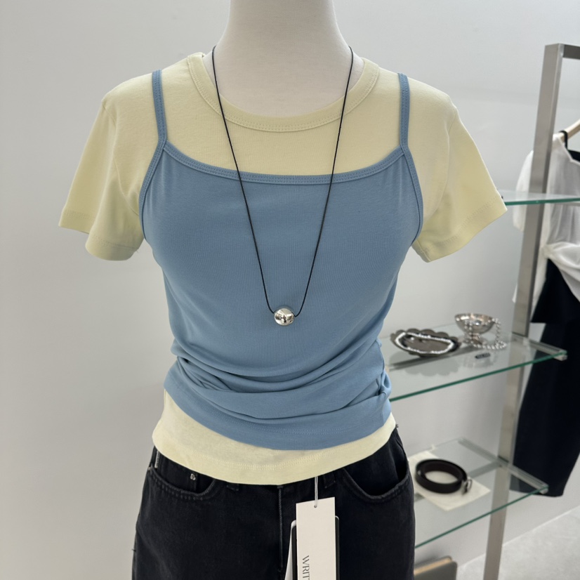 WRITTEN BY東大門直郵女士新品推薦熱賣吊帶背心不含內搭WRITTEN BY吊帶/背心圖色4