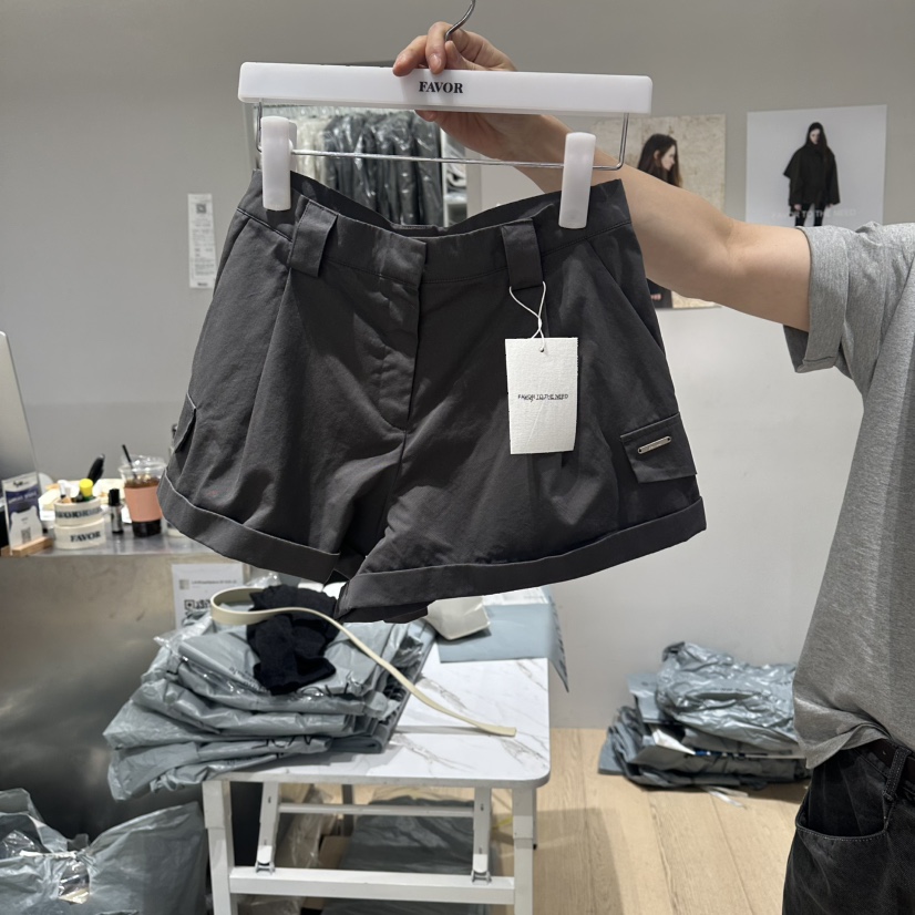FAVOR-P韓國直郵實拍女士新品休閑熱賣時尚職業人氣短褲FAVOR-P短褲圖色2