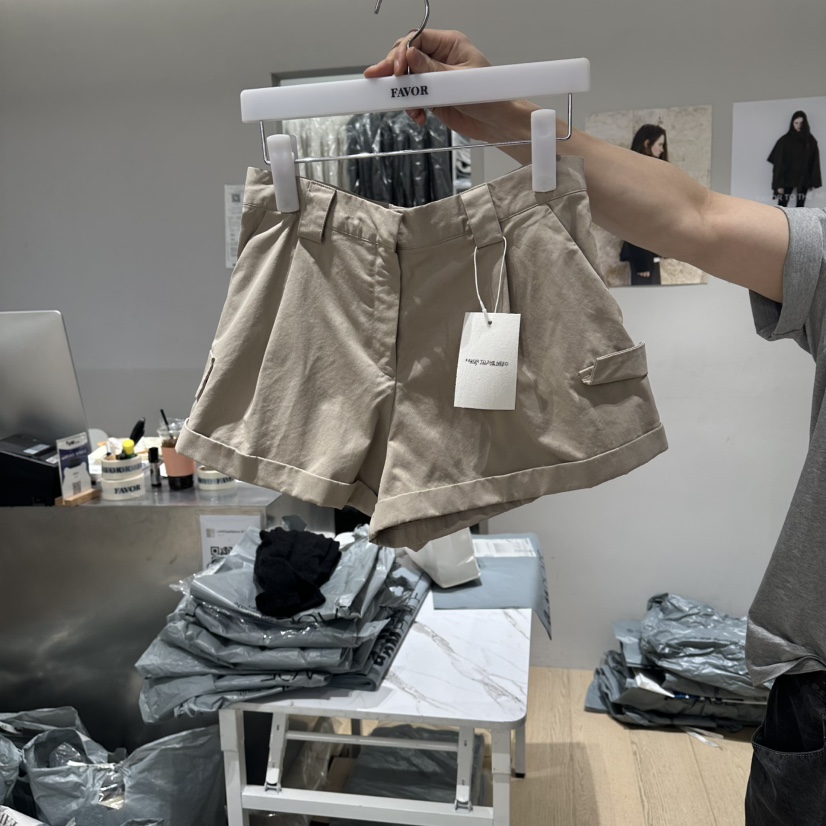 FAVOR-P韓國直郵實拍女士新品休閑熱賣時尚職業人氣短褲FAVOR-P短褲圖色3