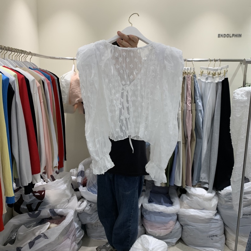 ENDOLPHIN韓國直郵女裝新款人氣時尚休閑熱賣推薦襯衫蕾絲衫ENDOLPHIN襯衫/蕾絲衫