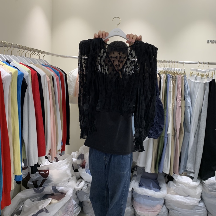 ENDOLPHIN韓國直郵女裝新款人氣時尚休閑熱賣推薦襯衫蕾絲衫ENDOLPHIN襯衫/蕾絲衫圖色2