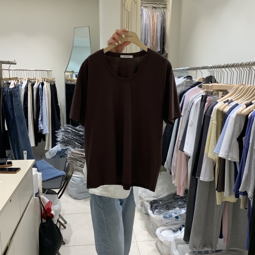 NAVYBURST韓國東大門直郵女士新品休閑時尚26春夏26夏季T恤NAVY BURSTT恤圖色4