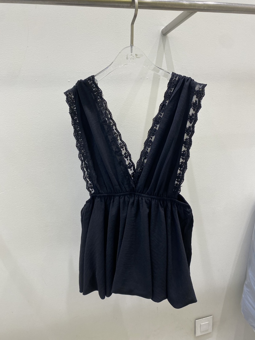 BLACK BIJOU韓國直郵實拍女士新款26春夏人氣吊帶背心深VBLACK BIJOU吊帶/背心圖色4