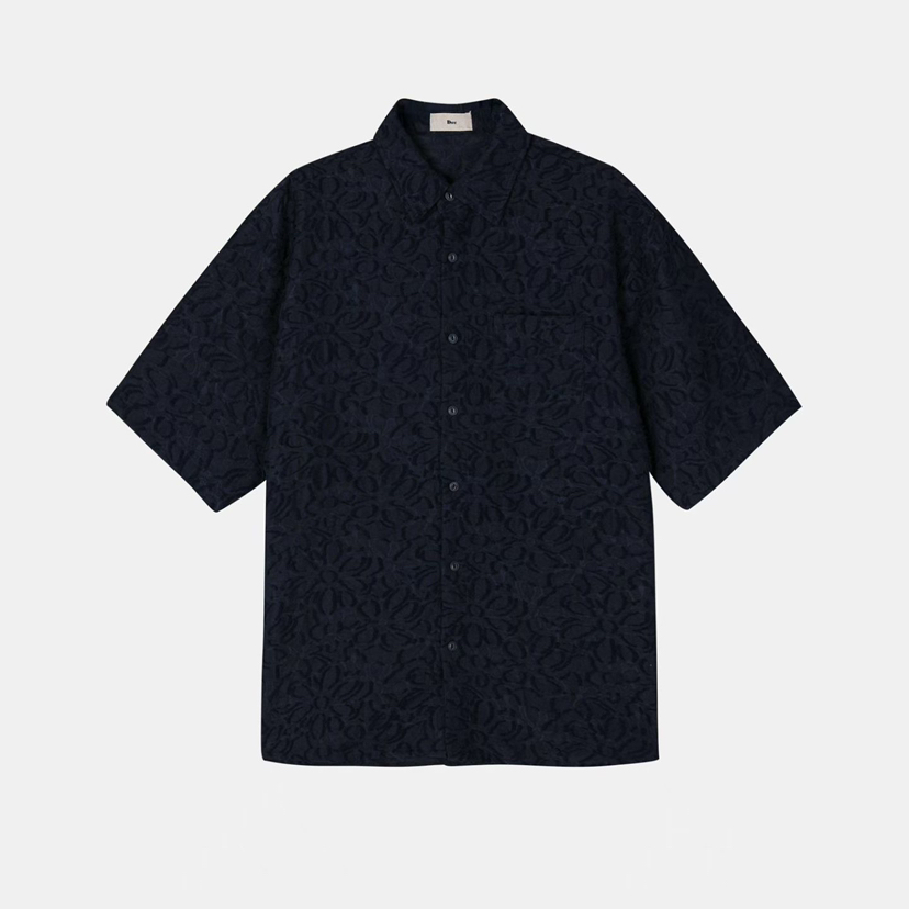 DOT韓國直郵實拍女士新款26春夏推薦職業人氣休閑襯衫蕾絲衫DOT襯衫/蕾絲衫圖色2