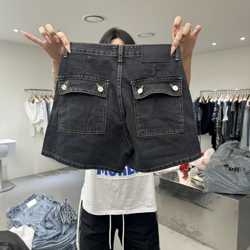 VAULT韓國直郵女裝新款時尚休閑真品26春夏熱賣推薦短褲紐扣VAULT短褲