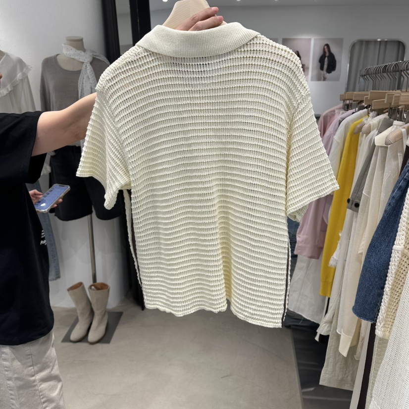 ACKER韓國代購女士新品休閑人氣時尚推薦針織衫網眼套裝開衫ACKER針織衫