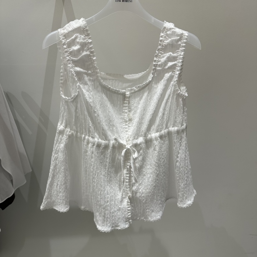 LOW MOMENT東大門實拍韓國女裝新款時尚休閑職業吊帶背心LOW MOMENT吊帶/背心圖色1