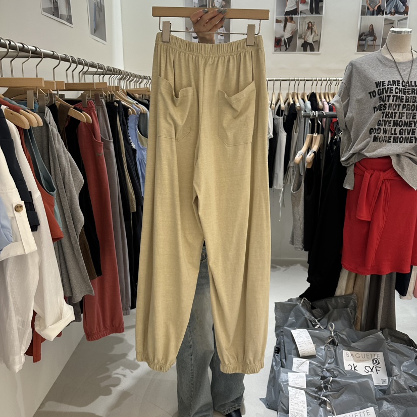 BAGUETTE-P韓國東大門代購女士新款時尚休閑推薦26春夏休閑褲BAGUETTE-P休閑褲