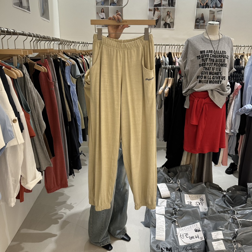 BAGUETTE-P韓國東大門代購女士新款時尚休閑推薦26春夏休閑褲BAGUETTE-P休閑褲圖色1