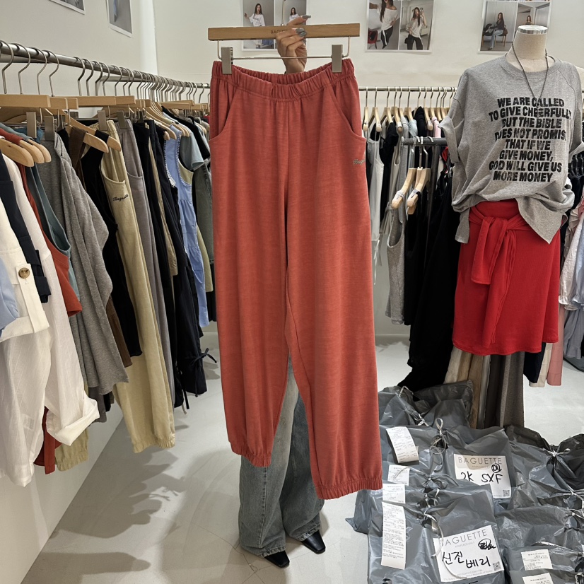 BAGUETTE-P韓國東大門代購女士新款時尚休閑推薦26春夏休閑褲BAGUETTE-P休閑褲圖色2