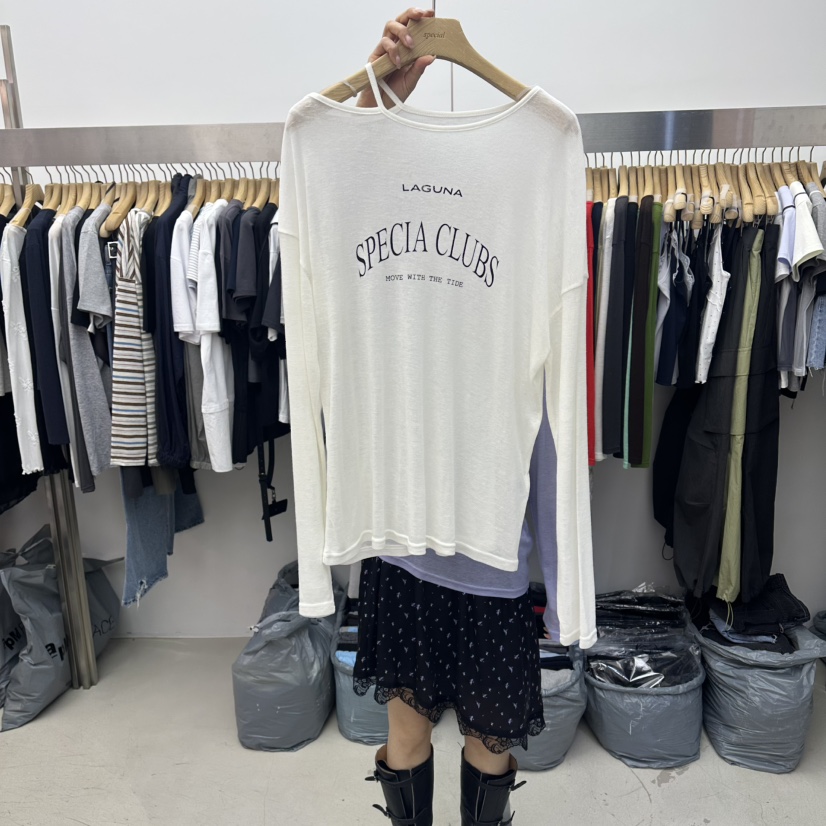 SPECIAL韓國直郵女裝新品職業人氣休閑時尚推薦26春夏長袖T恤SPECIAL長袖T恤圖色1
