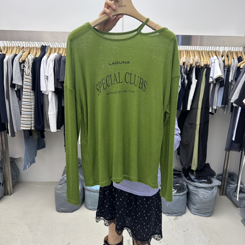 SPECIAL韓國直郵女裝新品職業人氣休閑時尚推薦26春夏長袖T恤SPECIAL長袖T恤圖色3