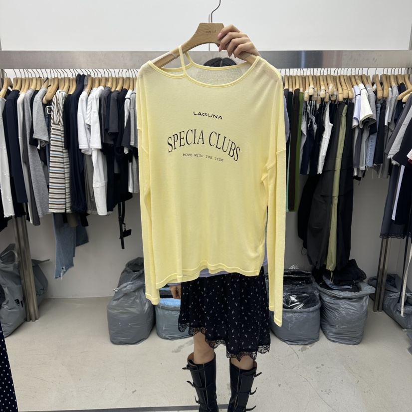 SPECIAL韓國直郵女裝新品職業人氣休閑時尚推薦26春夏長袖T恤SPECIAL長袖T恤圖色5