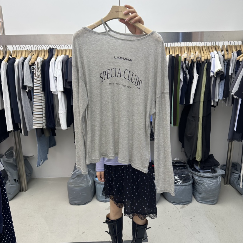 SPECIAL韓國直郵女裝新品職業人氣休閑時尚推薦26春夏長袖T恤SPECIAL長袖T恤圖色7