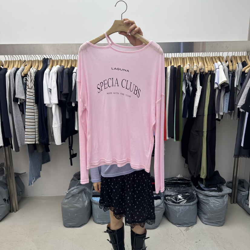 SPECIAL韓國直郵女裝新品職業人氣休閑時尚推薦26春夏長袖T恤SPECIAL長袖T恤圖色10