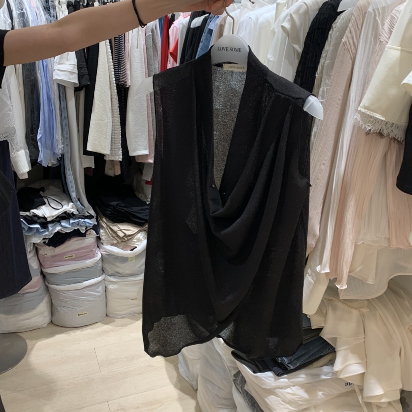 LOVE SOME韓國東大門代購女裝新款人氣時尚休閑襯衫蕾絲衫LOVE SOME襯衫/蕾絲衫圖色2