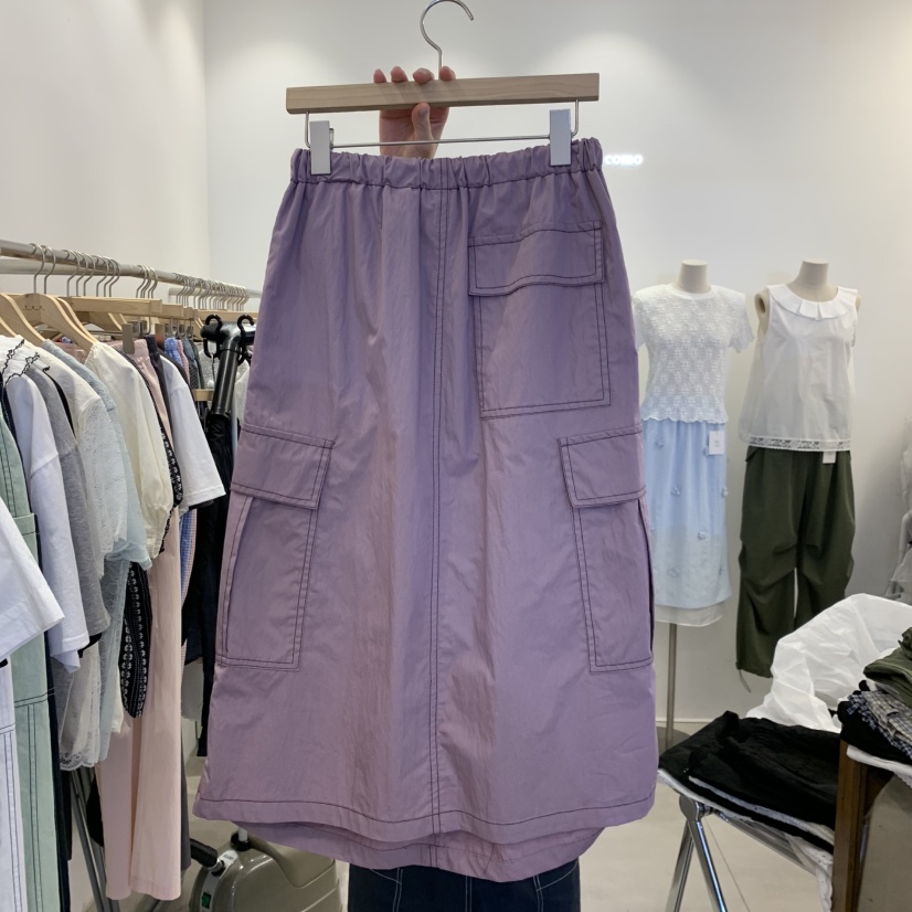 TAN&amp;COMO韓國東大門直郵女士新款時尚26夏季半身裙中短裙tan-COMO半身裙/中短裙