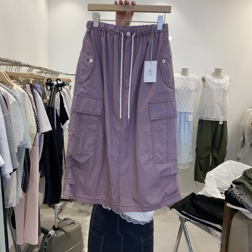 TAN&amp;COMO韓國東大門直郵女士新款時尚26夏季半身裙中短裙tan-COMO半身裙/中短裙圖色2