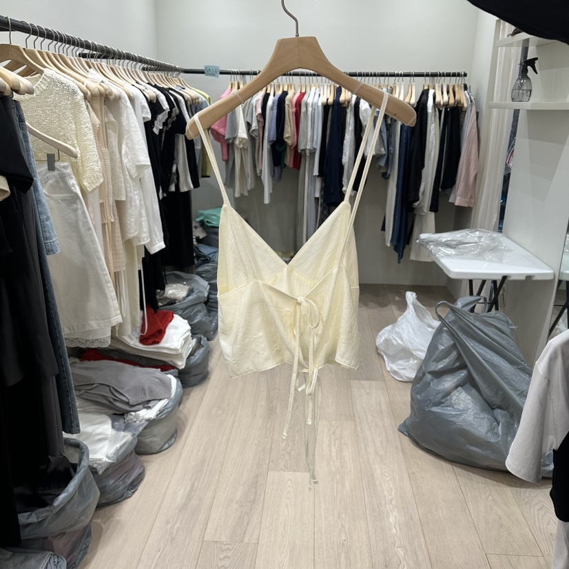 NOTTINGHAM/AVECNOUS/MODEST韓國東大門代購女士新品26春夏吊帶背心不含內搭NOTTINGHAM/AVECNOUS/MODEST吊帶/背心