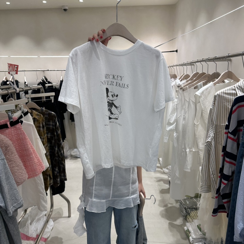 Color B東大門實拍女裝新款時尚人氣真品休閑職業熱賣T恤Color BT恤圖色1