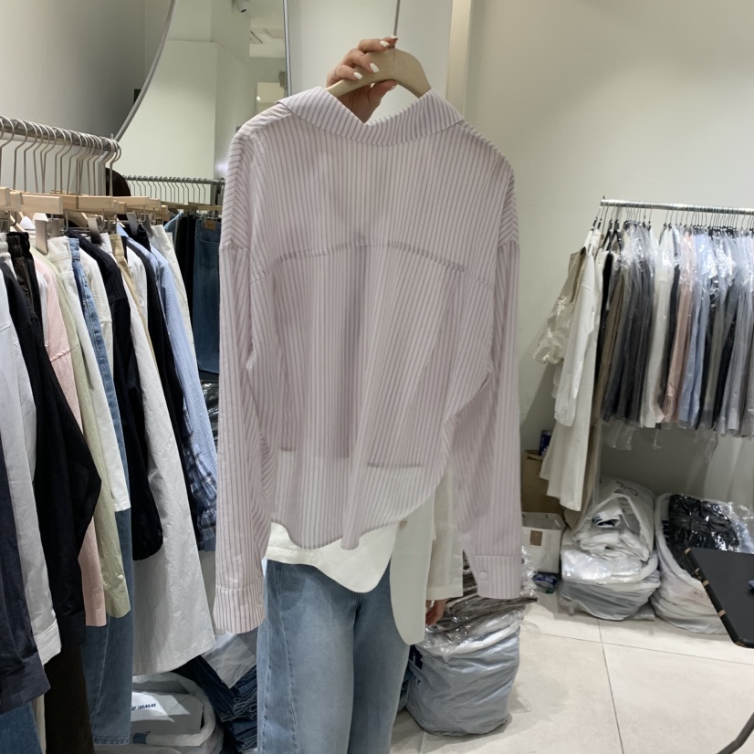 NAVYBURST韓國東大門代購女士新款熱賣職業推薦襯衫蕾絲衫NAVY BURST襯衫/蕾絲衫