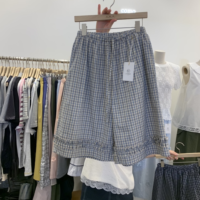 TAN&amp;COMO韓國代購女士新款熱賣26夏季推薦26春夏短褲tan-COMO短褲圖色1