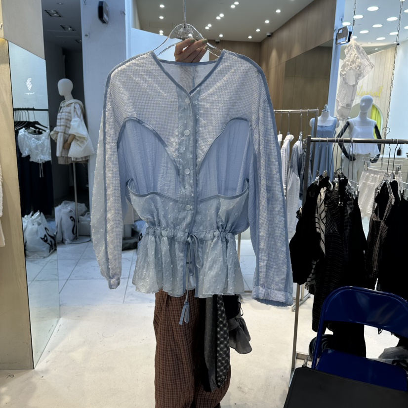 ECHOPARTY韓國直郵實拍女士新款時尚推薦26夏季職業26春夏夾克ECHOPARTY夾克圖色1